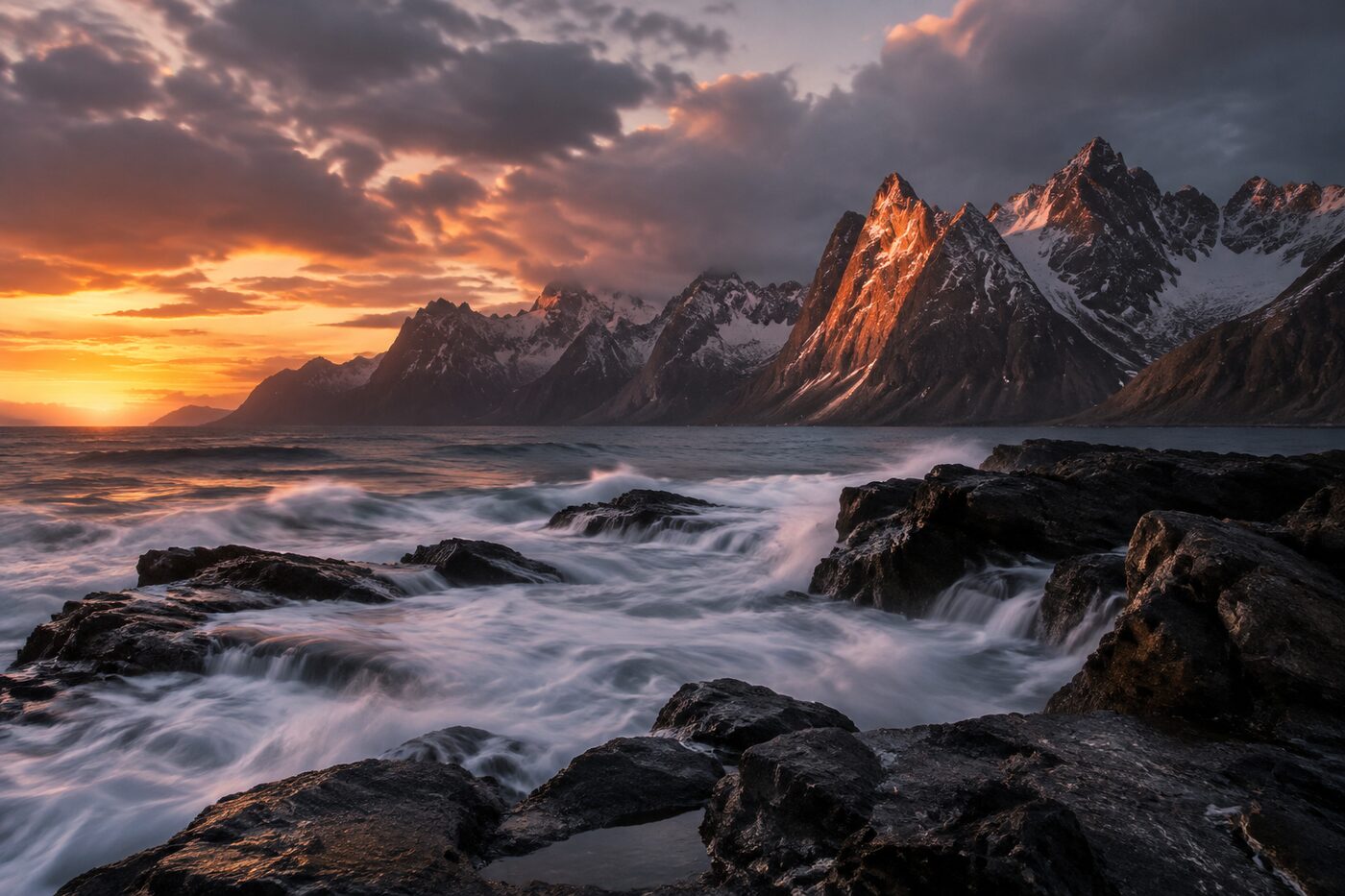Coastline at Dusk