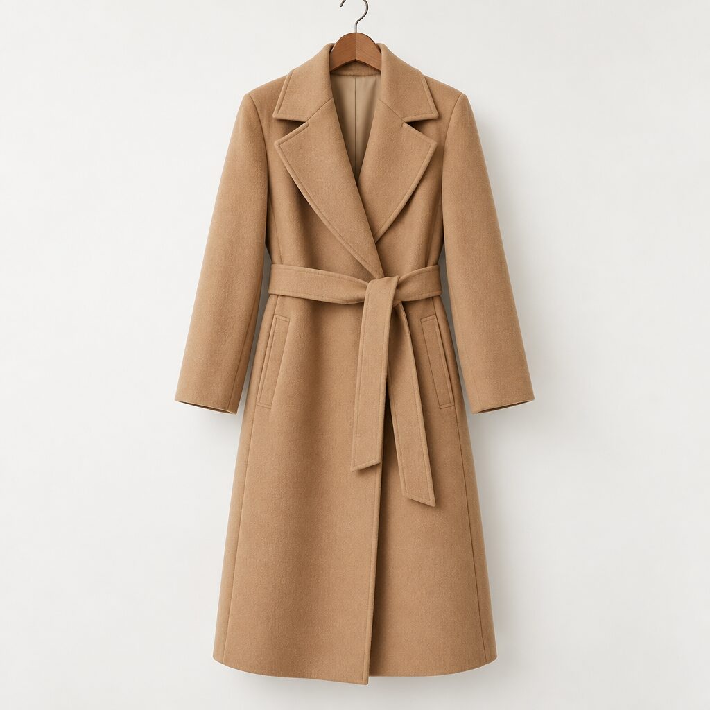 Camel Wool Overcoat