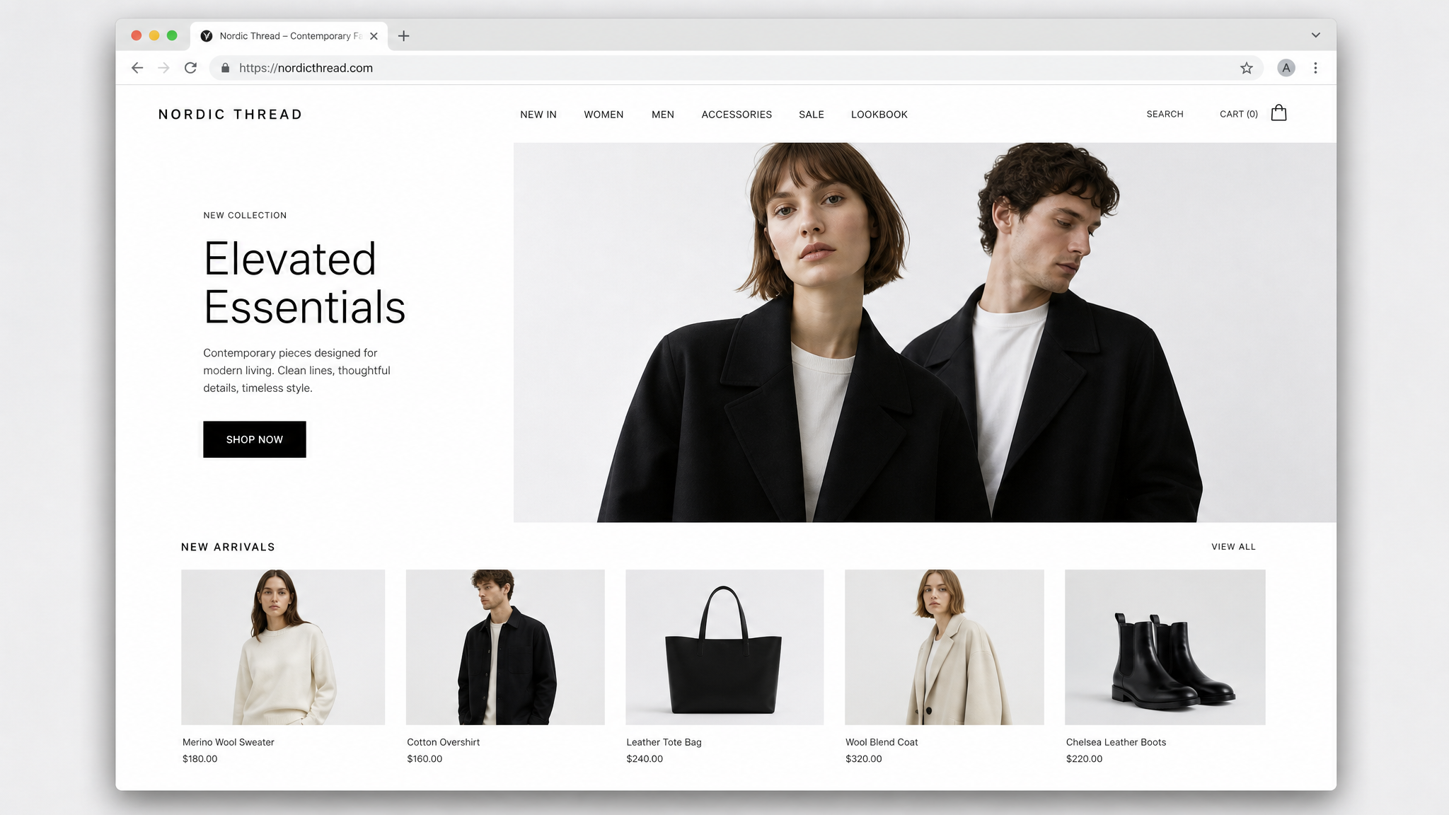 Maison Éclat website design by Syntra