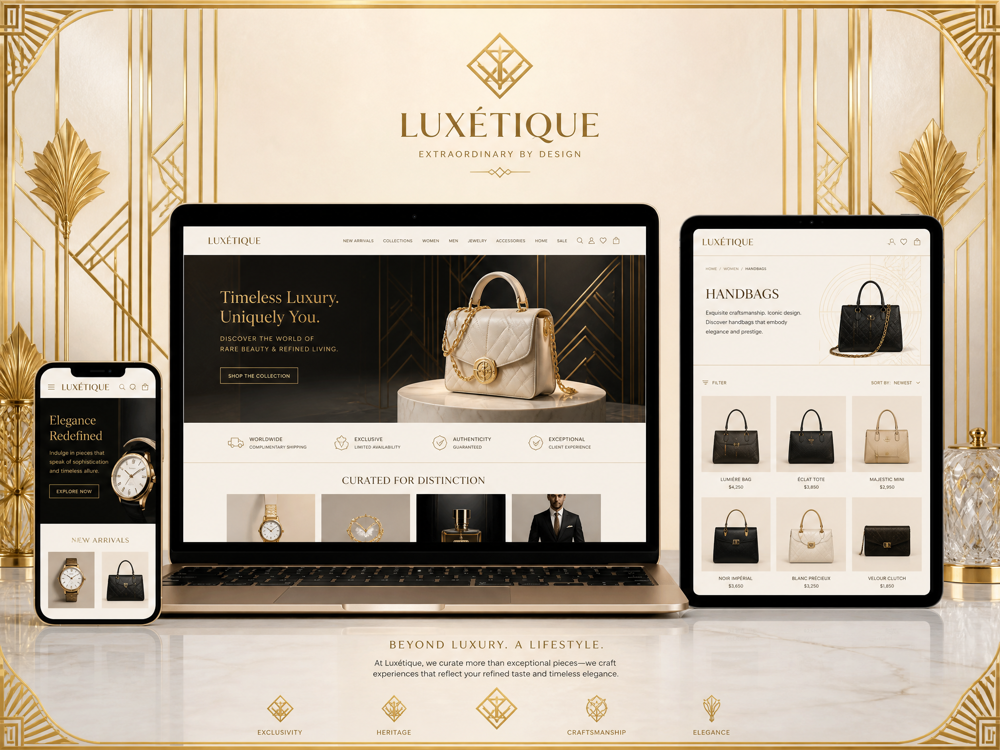 Premium package illustration